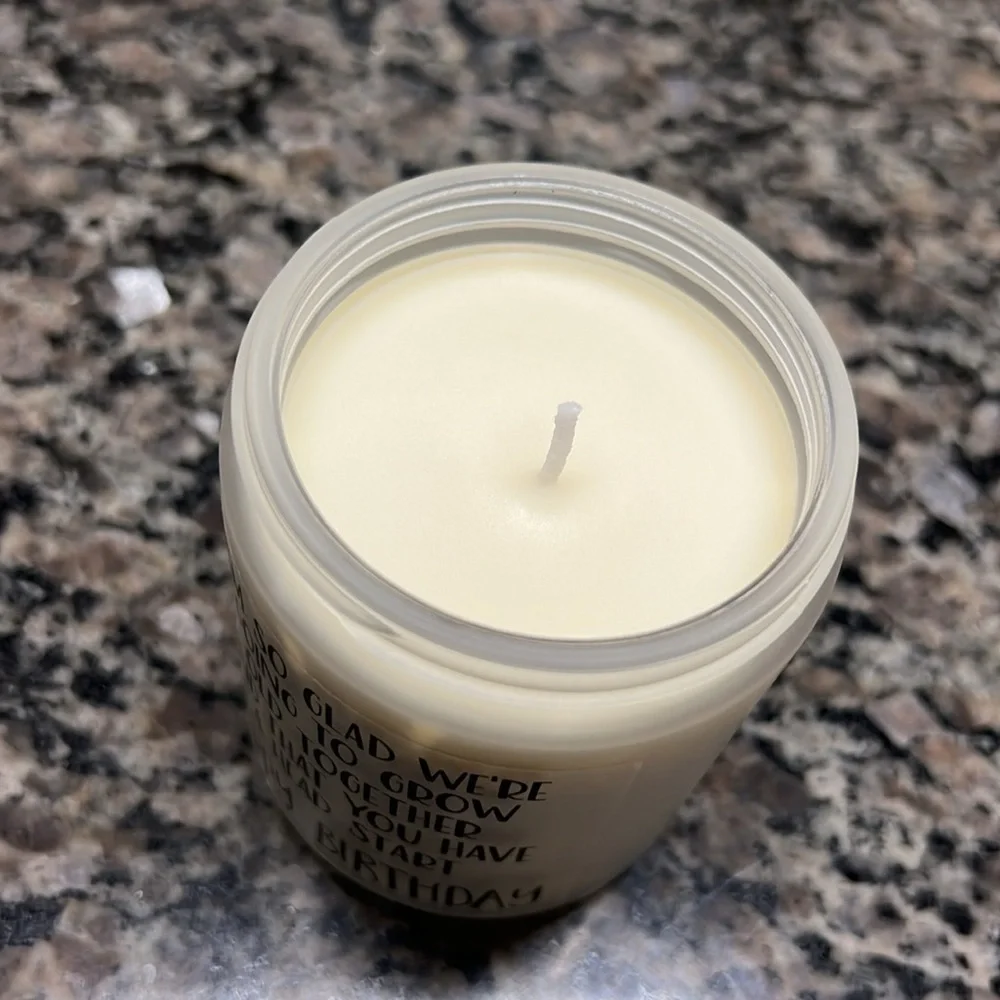 Happy Birthday Scented Candle with Copper Lid